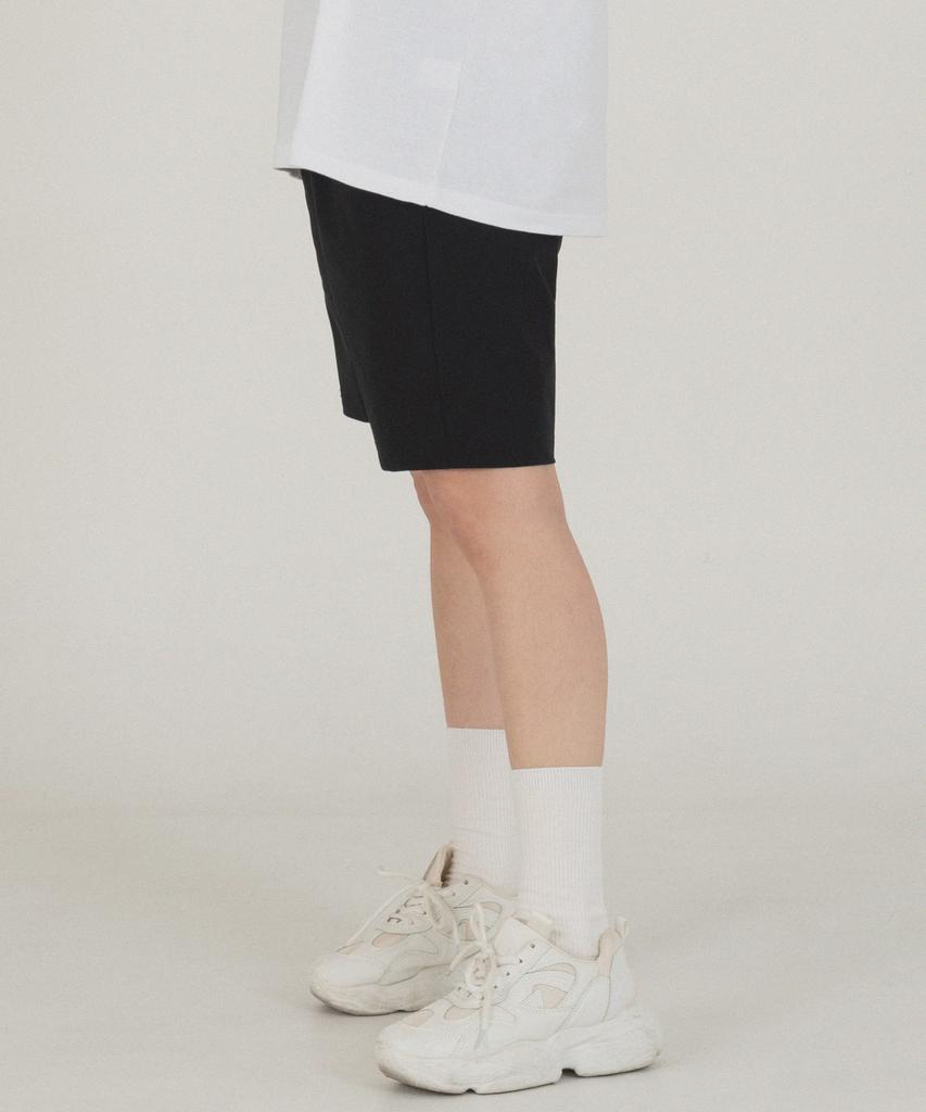 PIANER Cool Stretch Training Knee-Length Shorts (Black)