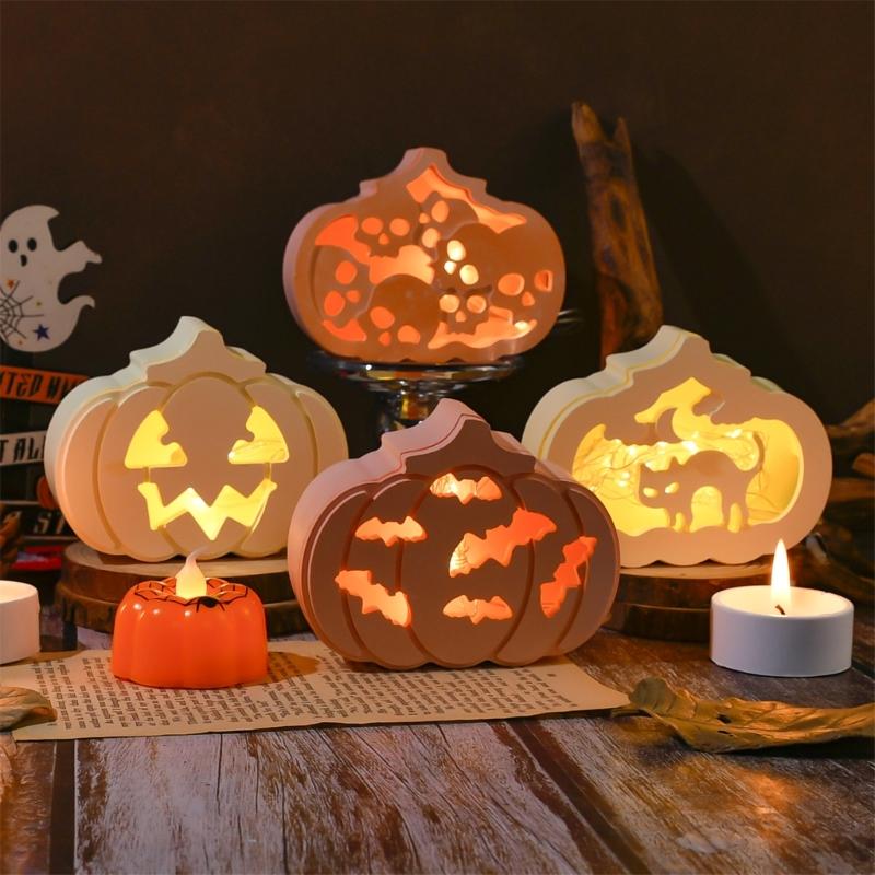 Food Grade Silicone Pumpkin Carving Mold  Hollow Out Craft Set For Halloween Lamp And Home Decoration