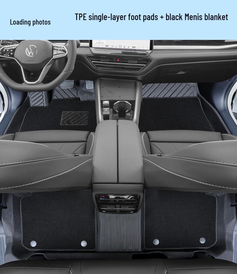 Volkswagen Passat Fully Enclosed TPE Floor Mats, Car-Specific, Original Color, 25 Model Compatibility, Double-Layer Design