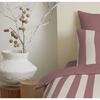 Pack complet housse de couette réversible pour lit 90 x 190 cm Deauville pourpre