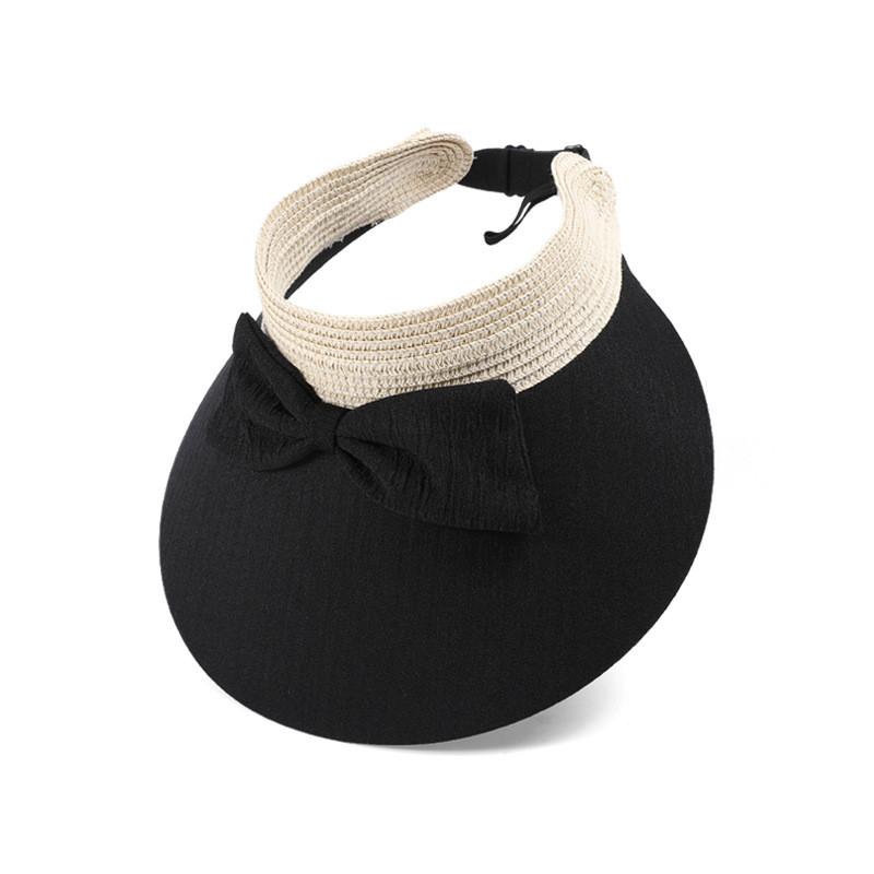 Summer Butterfly Knot Sun Hat With Breathable Polyester For Casual And Travel Use