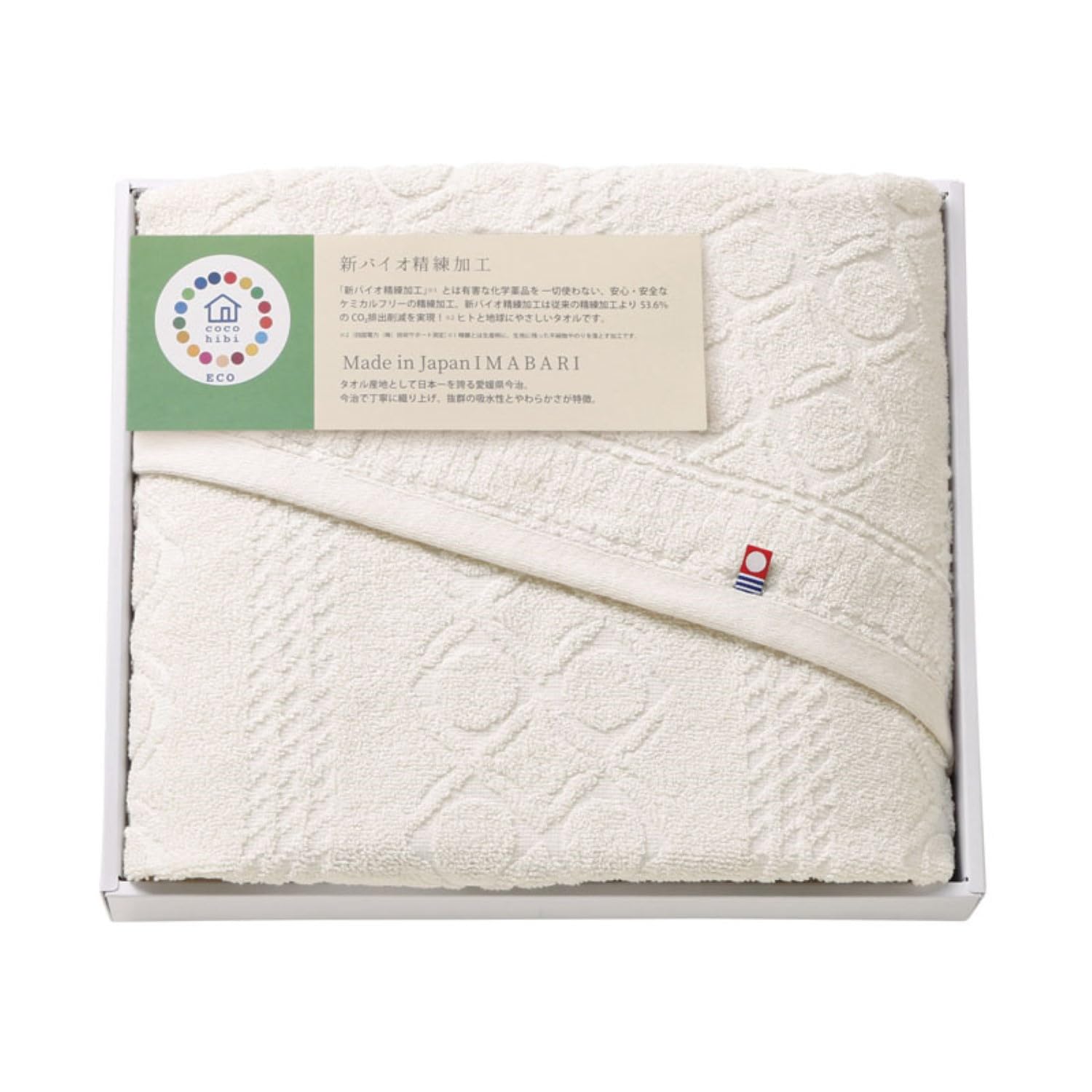 

Prairie Dog Cocohibi Sustainable Bath Towel IMCO-303 белый