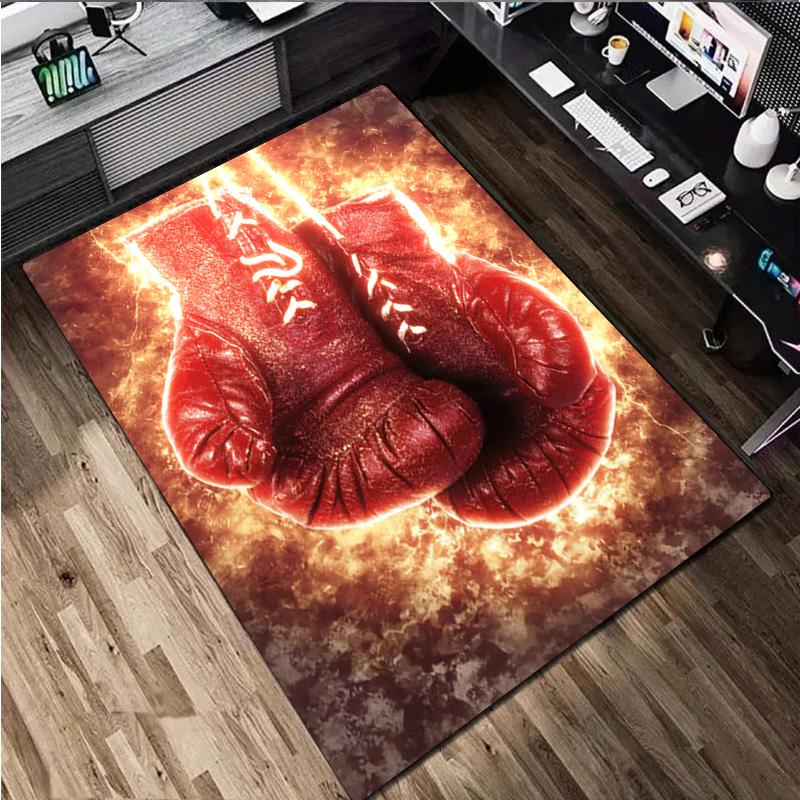 Boxing Gloves Rug Home carpet Office Decorative Carpet For Living Room Bedroom Door Mat Floor Carpet Computer Chair Area Rug