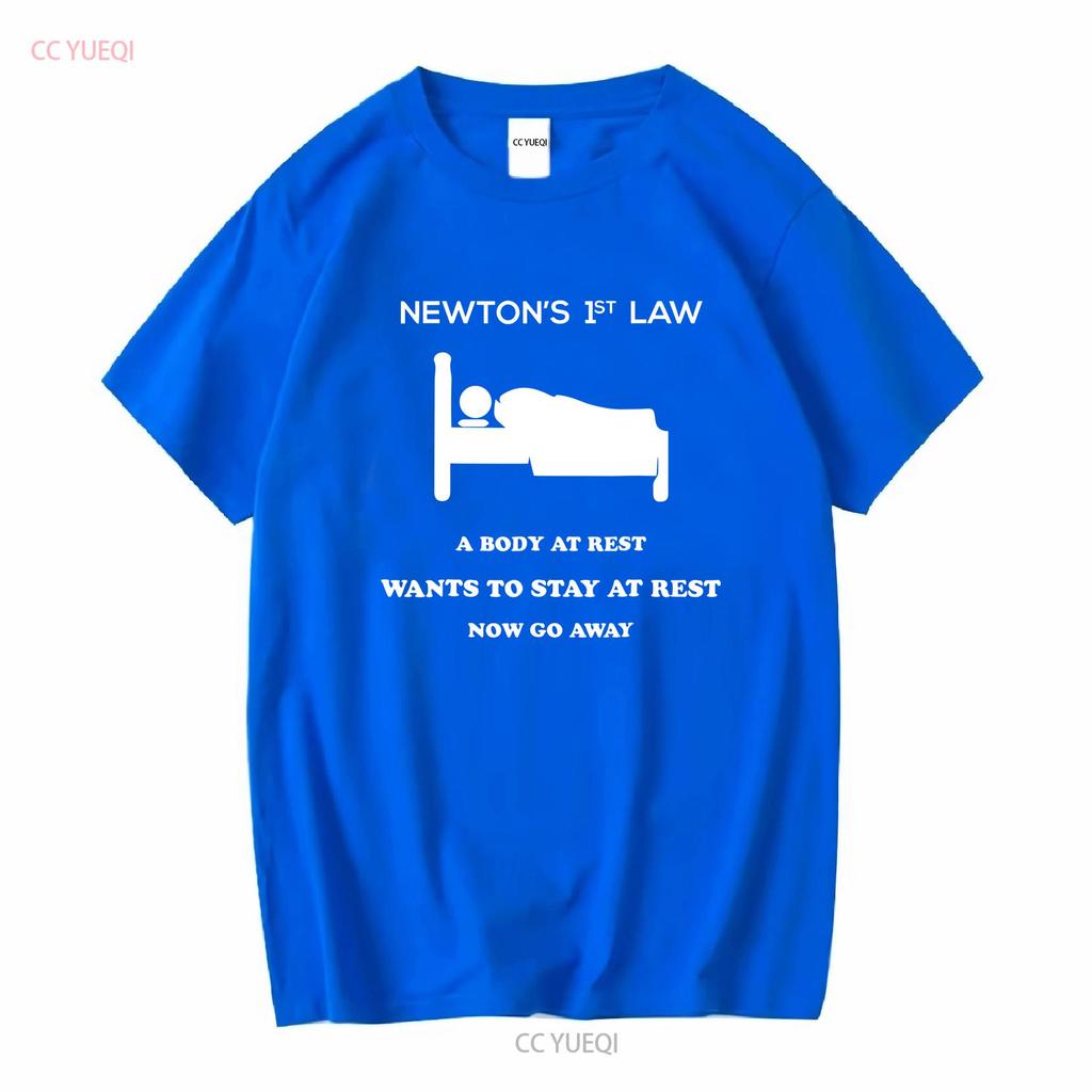 Big Sale Newtons First Law Now Go Away Funny Birthday S T Shirts S To 5xl Vintage Washed Graphic Comfortable Breathable