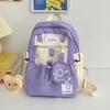 Summer, five-pointed star backpack, Japanese cute ins milk whirring little girl fresh and versatile travel backpack