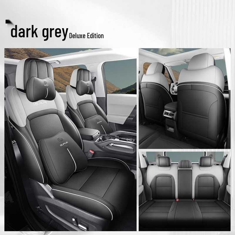 Chery ICAR03 Five-Seater Leather Car Seat Cushion - All-Season Universal Fit