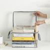 PVC Book Storage Bag Dustroof Comic Book Storage Bag Books Collection Container  for Student
