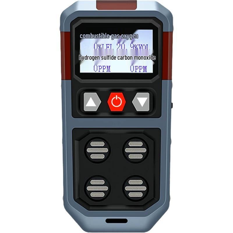 BTQ-ABBJ-4 Multi-Gas Alarm: Oxygen, Hydrogen Sulfide, Carbon Monoxide Detector