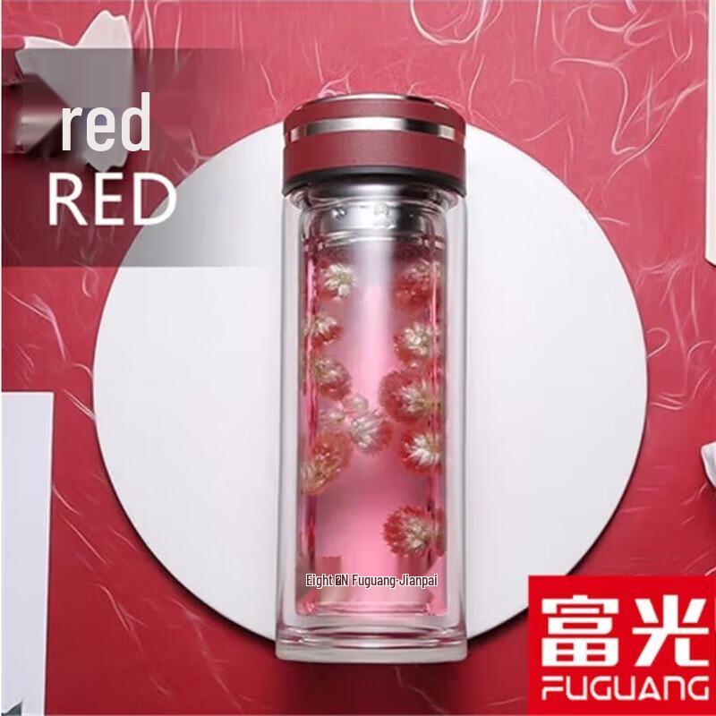 FUGUANG X1924 Borosilicate Double-Layer Glass Cup