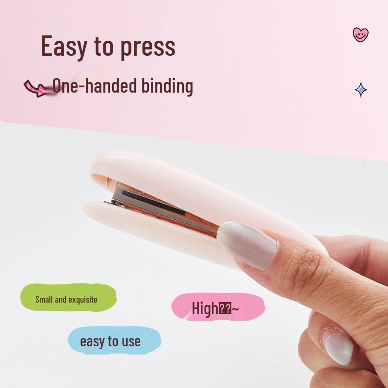 KedeYou 5626 Mini Portable Stapler - 20-Page Capacity 24/6 Binding Tool for School Supplies