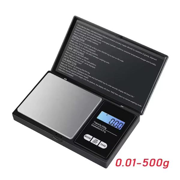 

Мини ювелирные весы Высокоточные электронные цифровые весы Портативные карманные весы Ювелирные золотые граммовые весы Кухонные весы с ЖК-дисплеем и синей подсветкой 0.01-500g