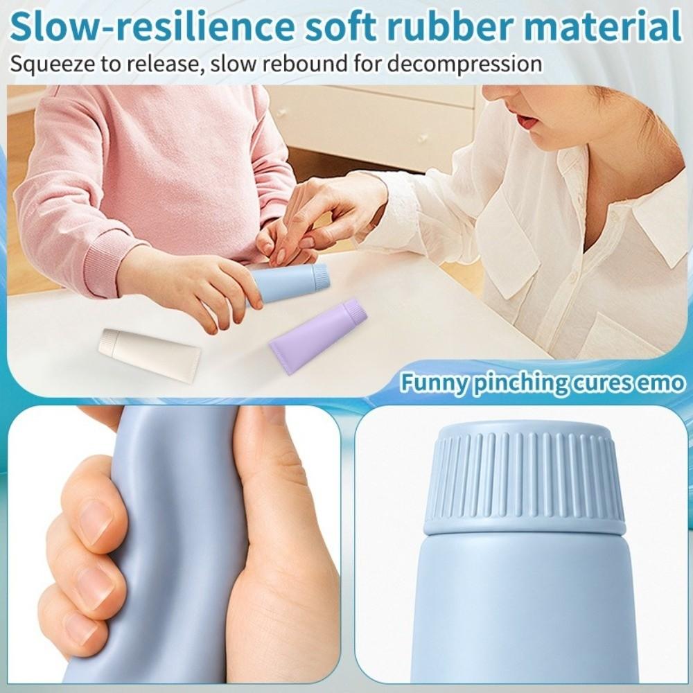 Slow Rebound Simulation Toothpaste Squishy Toy Soft Simulation Toothpaste Fidget Toy Adults