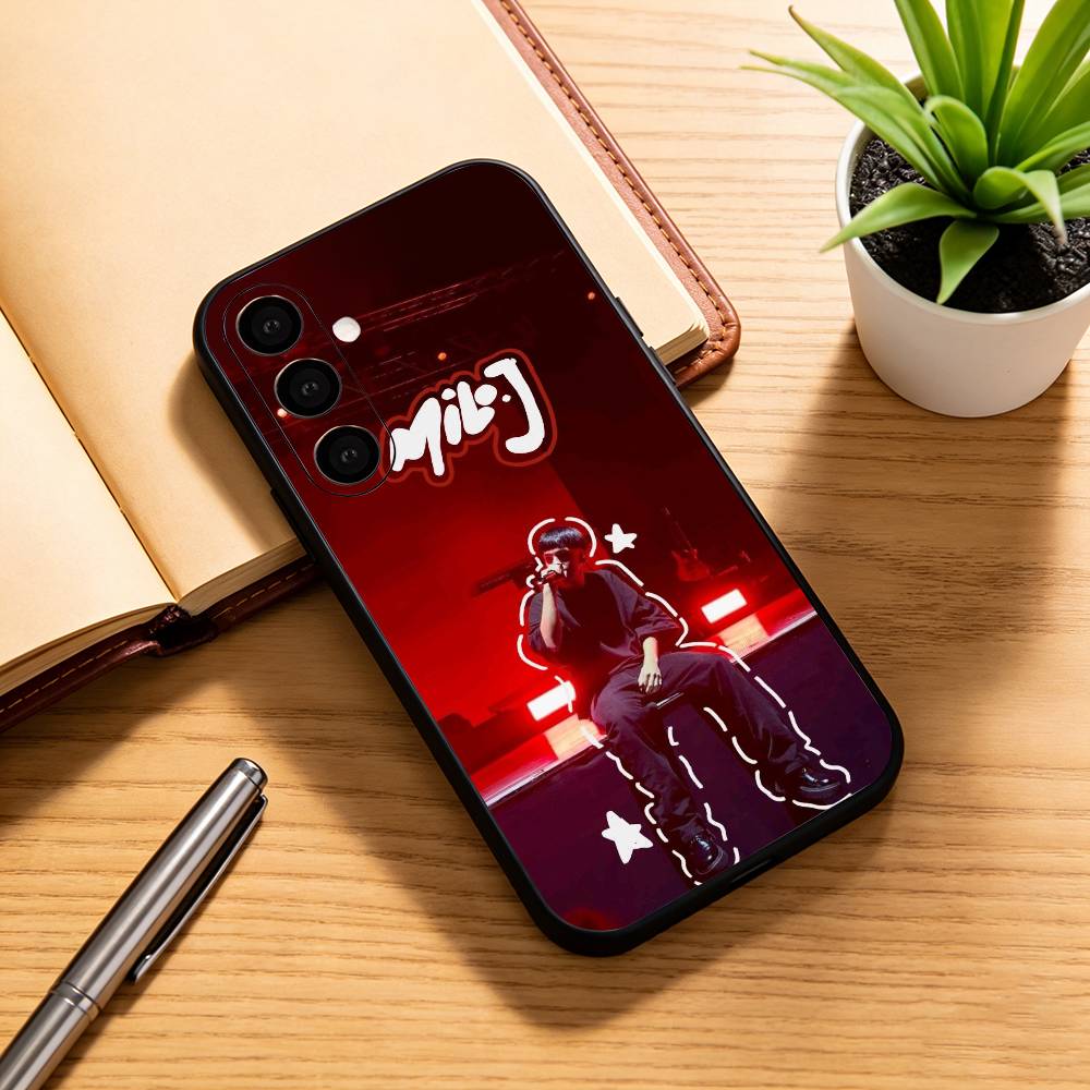 

M-Milo J 111 Rapper Singer Phone Case For Samsung Galaxy A73,A72,A71,A70,A53,A52,A51,Soft Silicone Black Cover Samsung a21