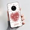 Printed Phone Case For Nokia 110 4G 2024/HMD 110 4G/Nokia 125 4G 2024 Soft Silicone Black Shell Cover Cute Flower Cartoon Casing