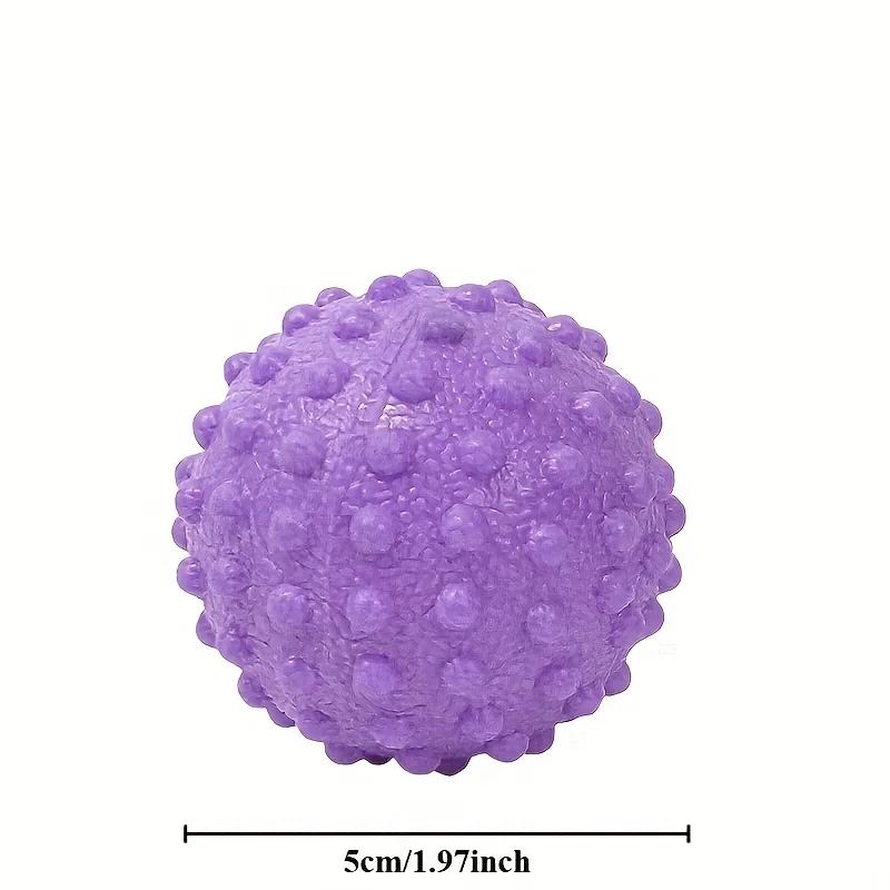 Trigger Point Massage Ball, Spiky Yoga Ball for Foot & Back, Muscle Relief Massager for Home Gym