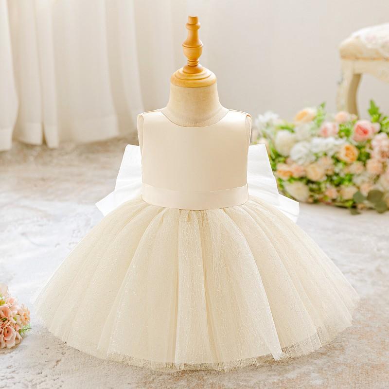 Girls Princess Tulle Dress Birthday Party Evening Performance Toddler Girl Fancy Gown