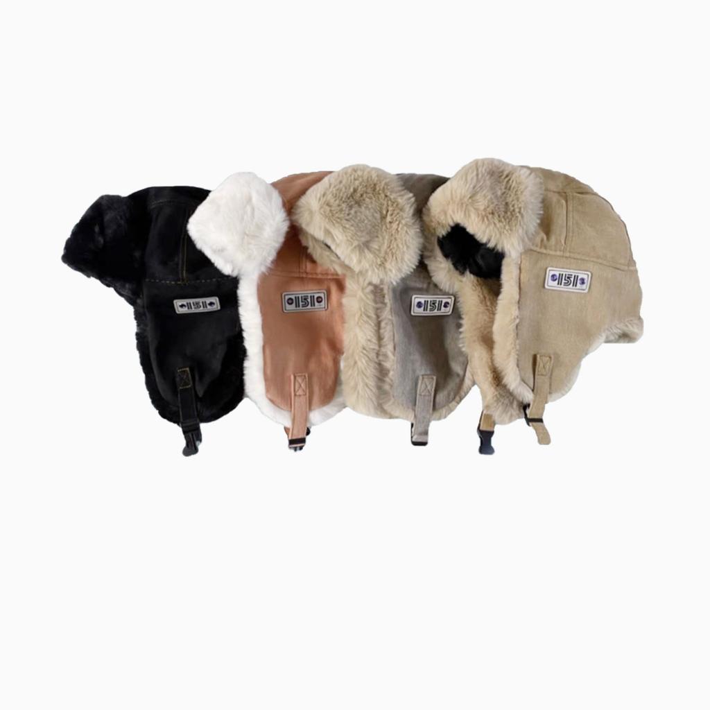 Lei Feng Hat Men and Women Winter Plush Thickened Ear Protection Hat Northeast Cycling Cold Hat Outdoor Ski Cotton Hat Trend