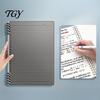 Minimalist Diary for Students A5 Spiral Notebook, Lined /Horizontal Grid/Blank Inner Page, Notebook Writing Morandi Solid Color Cover Sketchbook
