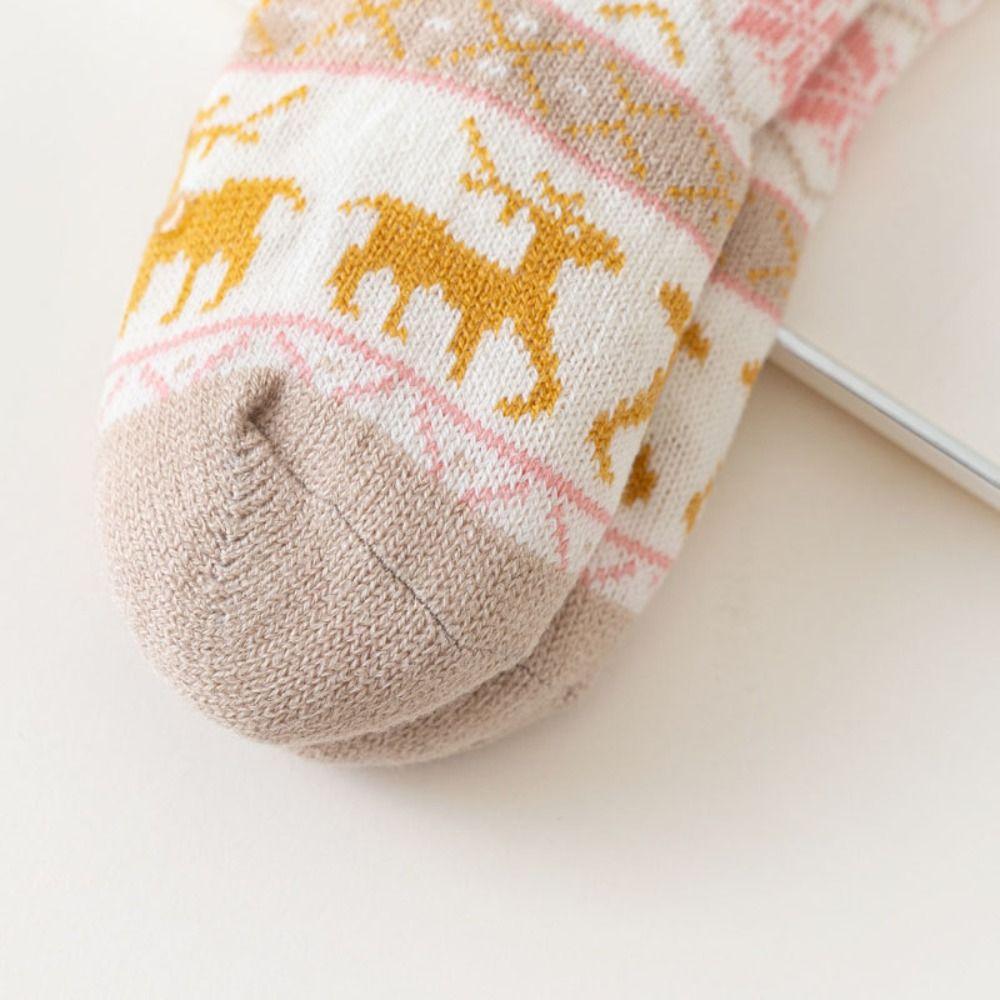 Warm Thermal Lining Non-Slip Floor Socks Anti-Slip Grip Thermal Winter Socks Winter Season