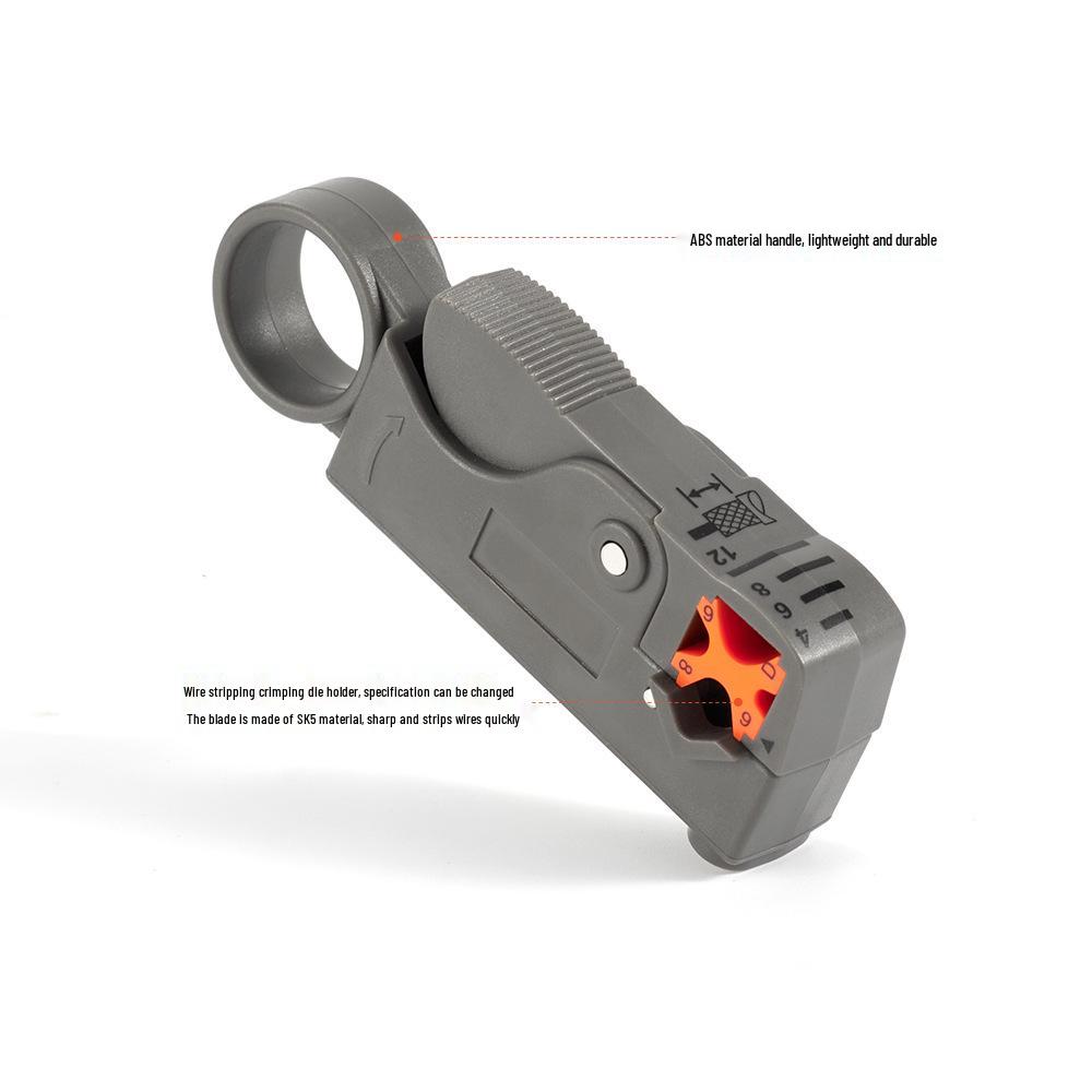 Coaxial Cable Rotary Stripper & Pliers for Network Cables