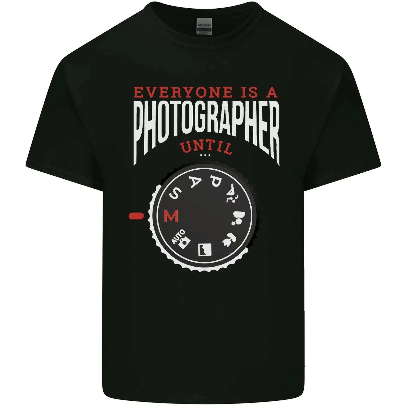 Everyones a Photographer Until Photography Kids T-Shirt Childrens M
