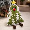 Christmas Tree Plush Throw Pillow Lovely Soft Stuffed Toy Cozy Sofa Cushion Warm Winter Gift Home Holiday Decoration