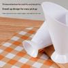 Fries Shelf Holder Assorted Sauce Chips Dip Snack Cone Stand Plastic Dip Cup Two Cup-Mouth Tableware Tray Container Kitchen Tool