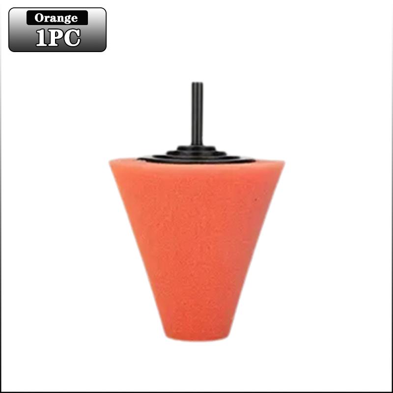 

1-4 шт. Полировальная губка для автомобильных ступиц, шлифовальная головка, коническая губка, полировальник для металла, пластика, инструмент для детализации автомобильных колес