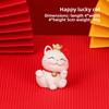 Cute Mobile Phone Stand Decoration Cute Maneki Neko Resin Office DeskCute Gift Decoration