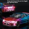 1:24 Scale GTR Dinastia Sports Car Model Toy Metal Diecast Doors Opened Electroplated Supercar Models Toys Home Decor Decoration