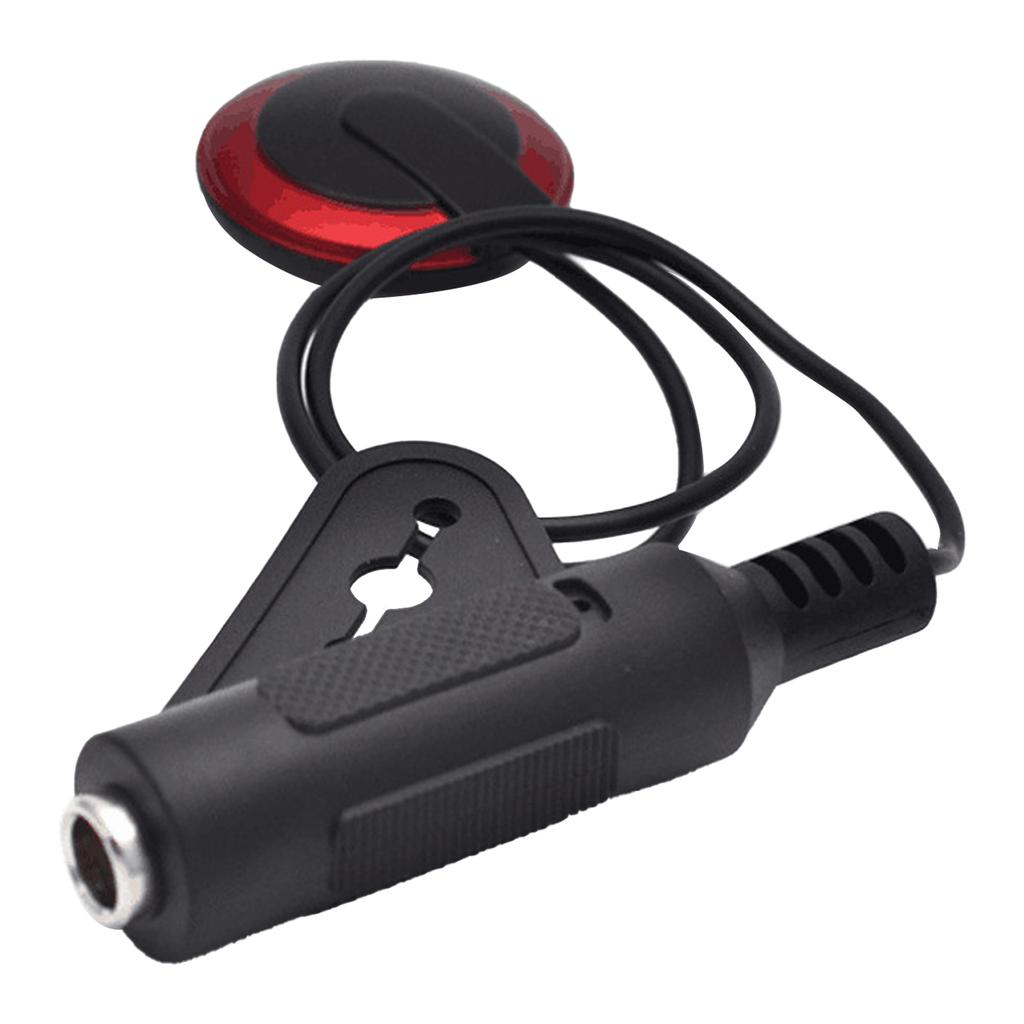 Piezo Contact Microphone Pickup Multifunctional Red Professional Guitar Pickup for Violin Ukulele