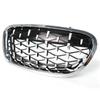 2PCS Car Front Bumper Grills Diamond Style Kidney Grilles Racing Grill For BMW 5 Series F10 F11 F18 M5 528i 530i 535i