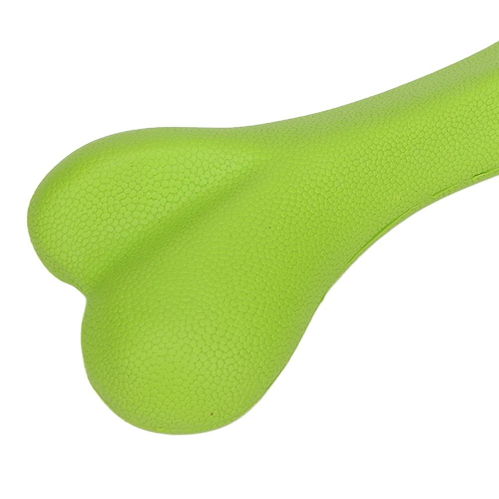 Bone Shaped Bone Dog Solid Rubber Texture Multicolor Available Snack Dispensing Hollow Inner Slot Wear Tough Rubber Chew