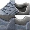 Oulylan Wear-resistant Antislip Work Shoes Steel Toe Anti Puncture Labor Footwear Low Top Welding Safety Boots For Men