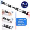 2pcs Star Wars Laser Sword Induction Color Changing Laser Sword Hair Lightsaber Suit Seven Color Switching