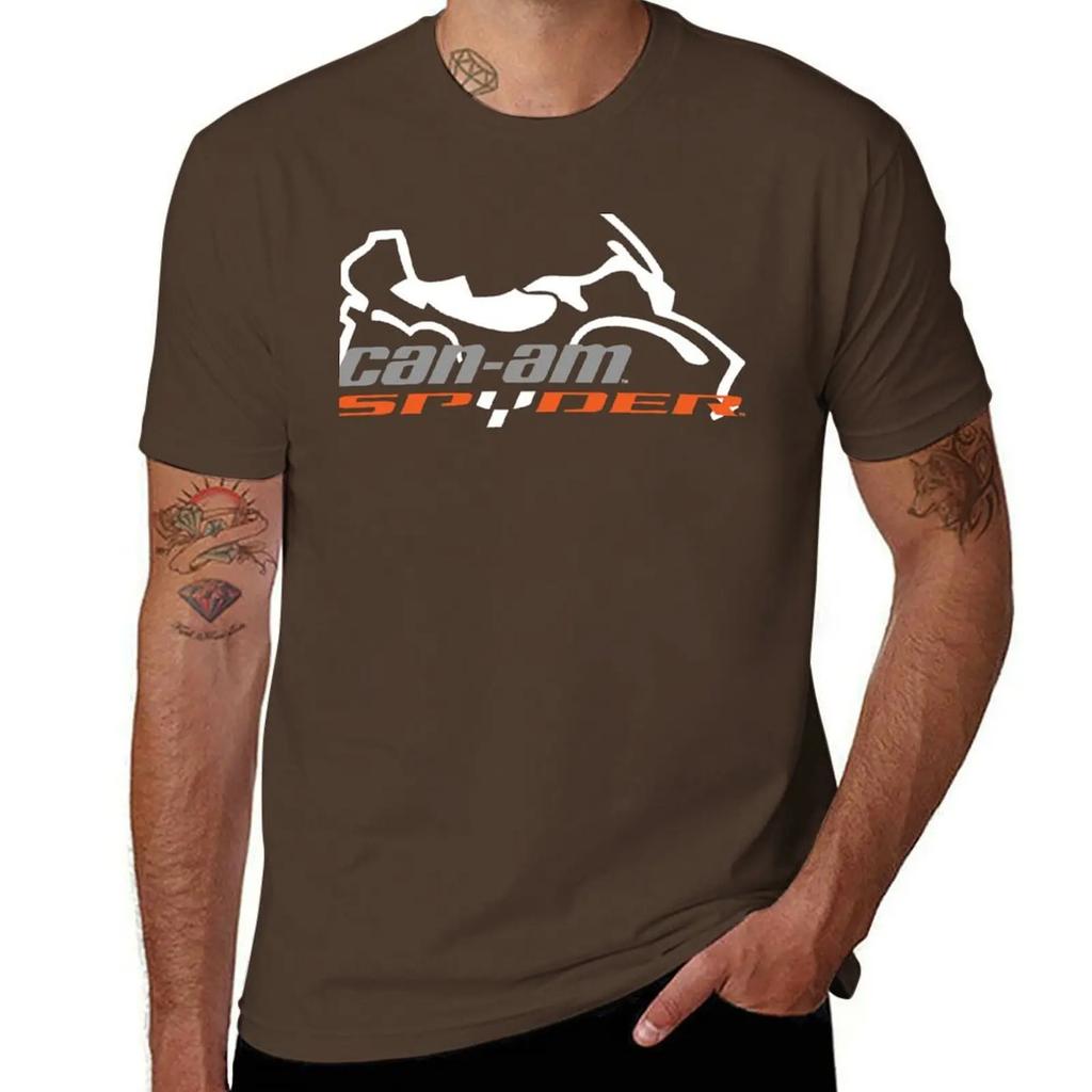 CAN AM SPYDER SILHOUETTE LOGO T-Shirt Cotton Graphic Tees Boys Whites Shirts Men