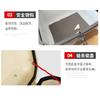 NEW Motorcycle Tour Tail Box Scooter Trunk Luggage Top Lock Storage Carrier Case with Soft Backrest and Quick-Release System