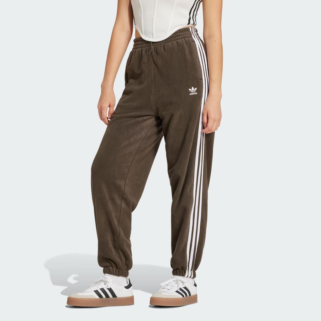adidas Originals Adicolor Track Joggers Loose Soft Comfortable Fashion Retro Sports Knit Pants Women Bottoms Brown IY7835