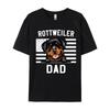 New Arrival Mens T Shirt Cotton Funny Rottweiler Dog For Us Flag Rottweiler Tshirt Black Tops Shirts Gift