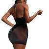 Sex underwear new sexy babes hollow perspective dress high elastic strap sex net
