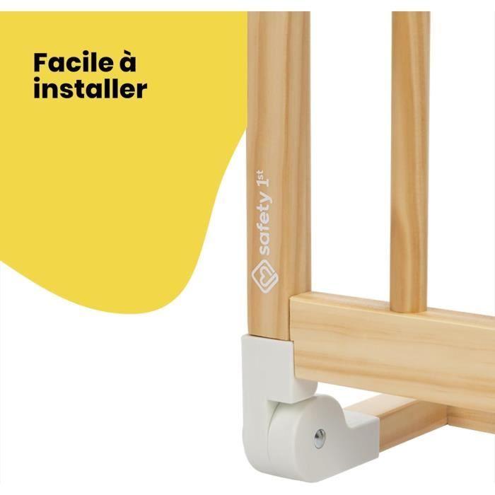 Modifier : SAFETY 1ST Wooden Bed Rail 110 Cm, Barrière De Lit Bois, 18 Mois-5 Ans, Inclinable, Facile À Plier,Auto-Verrouillage, Boi