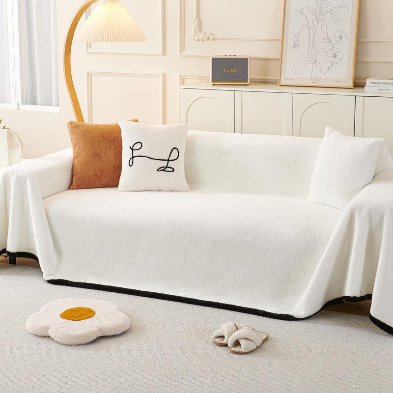 Sofa Cover Towel Winter Plush Sofa Cushion Blanket All-Inclusive Sofa Cover Autumn and Winter High Sense