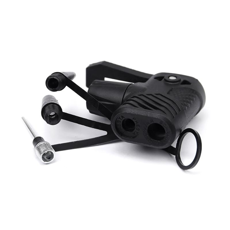 Bicycle Inflatable Nozzle Valve Convertor Adapter Bicycle Accessories Compatible For Schrader Valve