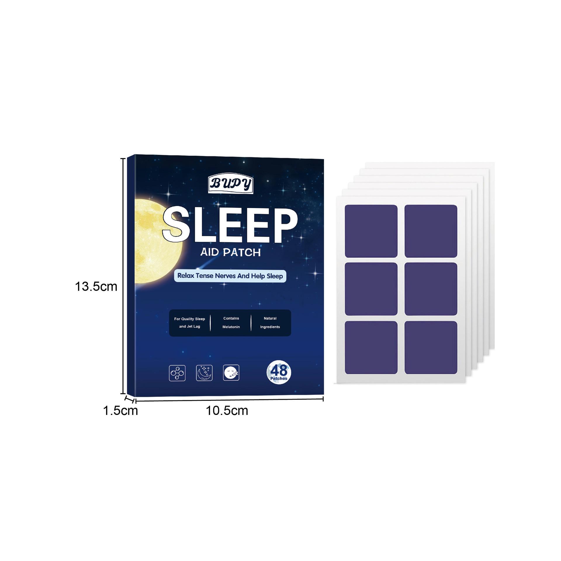 BUPY Sleep & Relaxation Patch: Eases Muscle Tension, Fatigue & Anxiety.