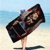 1Pc Horror Doll Device Beach Towel Microfiber Beach Towel Thin Absorbent For Beach Swimming Yoga Bath Sports 0917301