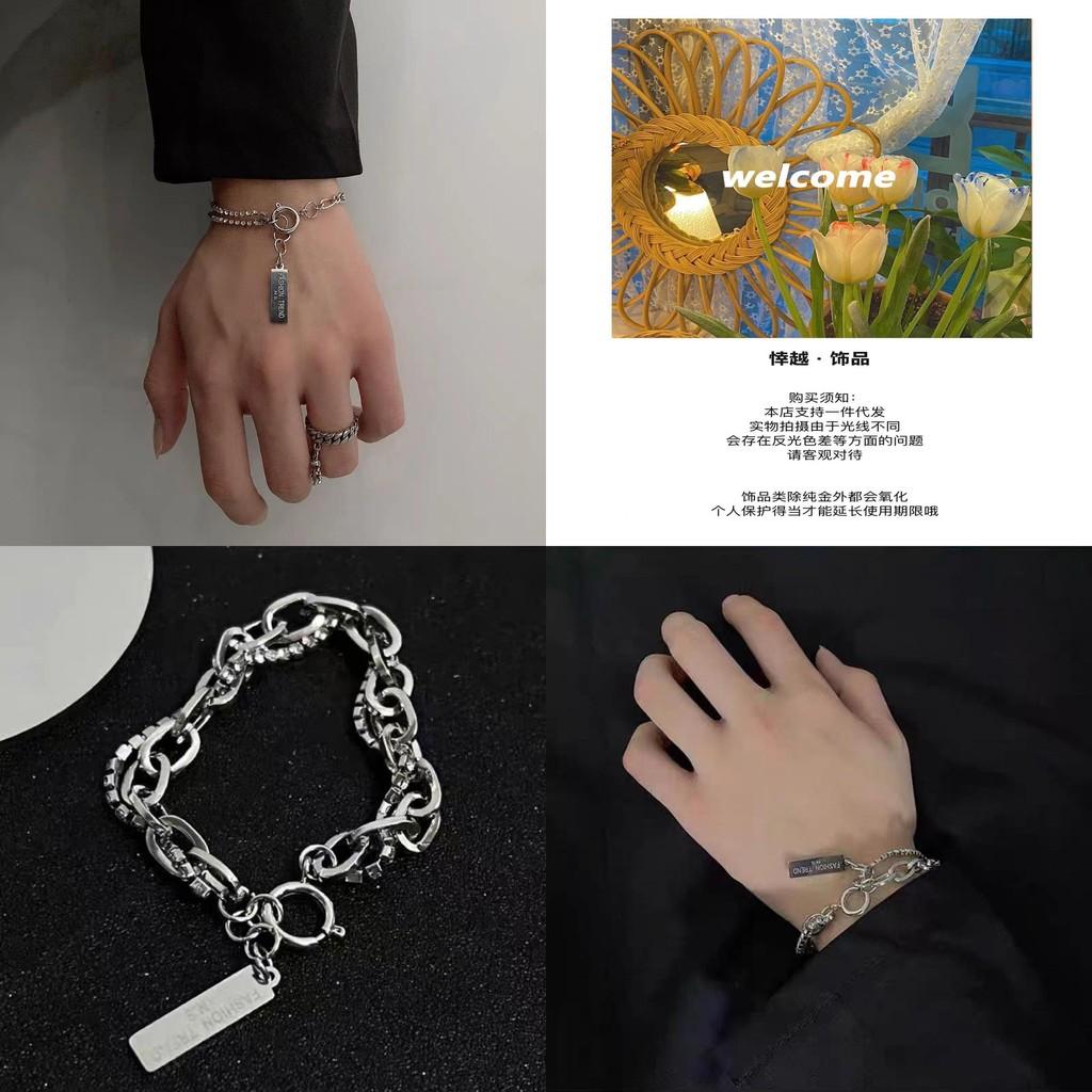 Trendy And Unique Double Layered Bracelet For Men Luxury And Sophisticated Style