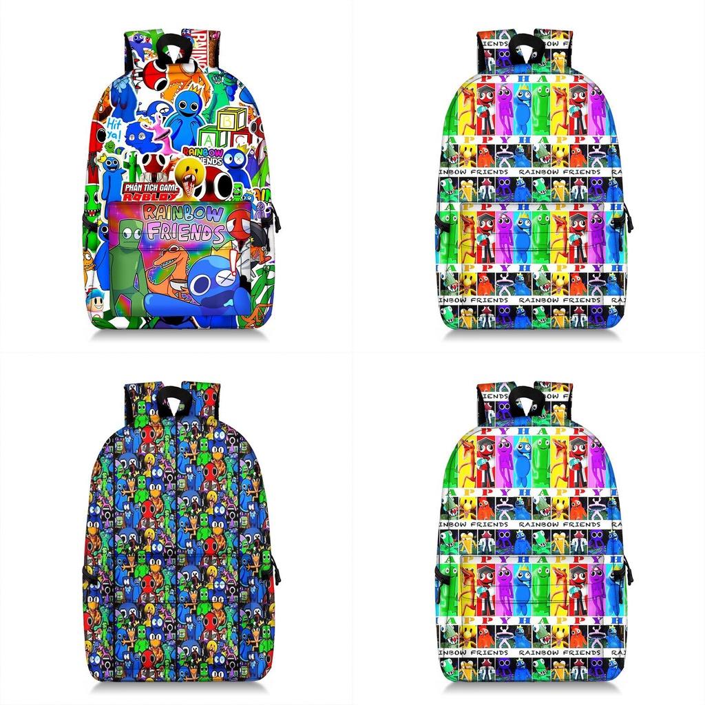 Sac à dos Roblox Rainbow Friends Léger Durable Bretelles Réglables