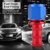 AN10 Straight 45 90 180 Degree Push On Twist Lock Oil Gas Fuel Line Hose End Male Fitting(Straight)