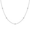 Stainless Steel Round Ball Chain Necklace,1mm Thin Link Necklace Fashion Jewelry for Women