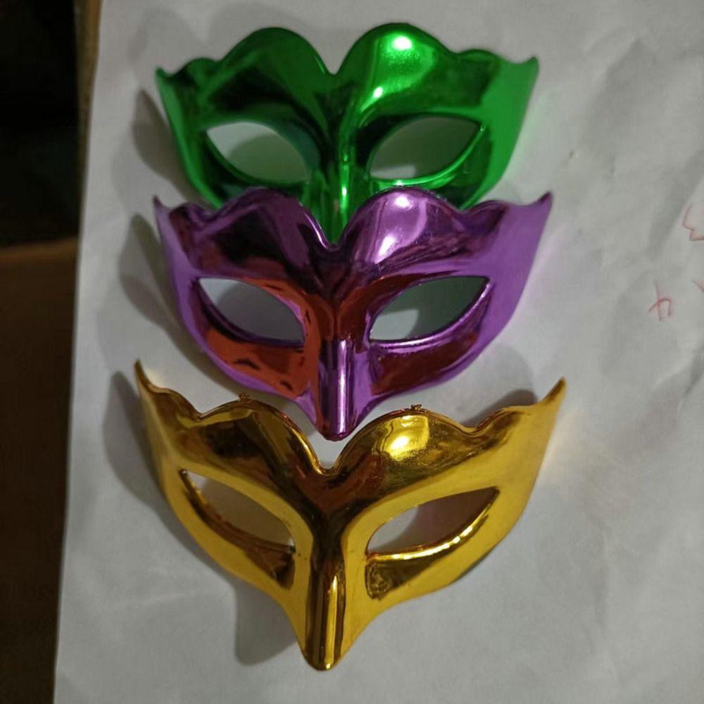 10 ks Plastové Panenkové Hračky Maska Roztomilá Masopustní Benátská Maska Nové Mini Maškarní Masky